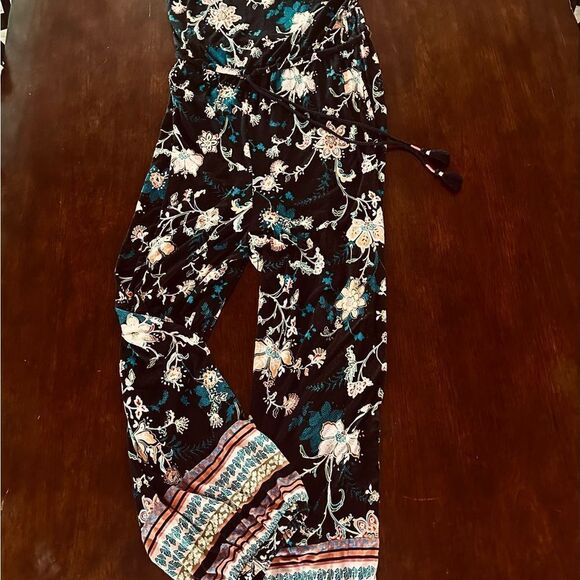 Anthropologie Luka, floral jogger jumpsuit. - Picture 3 of 6